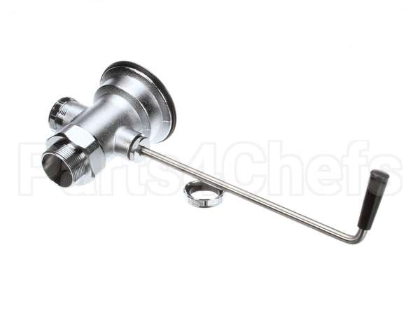 B-3940 T&S Brass Waste Drain Valve, Twist Handle, 3 X 2 &
