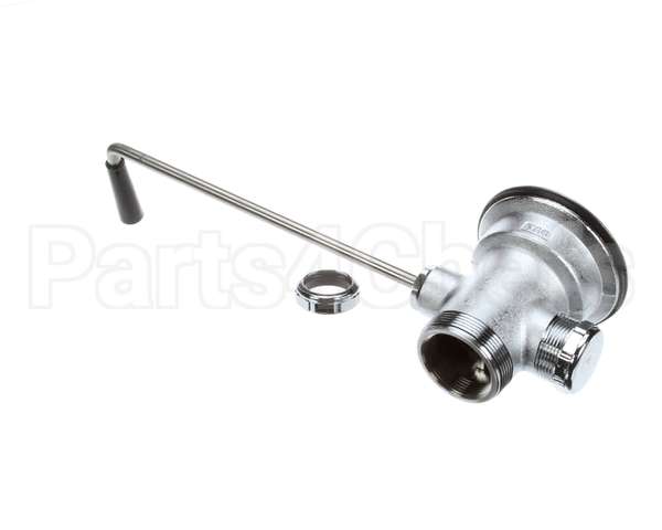 B-3942 T&S Brass Waste Drain Valve, Twist Handle, 3 X 2