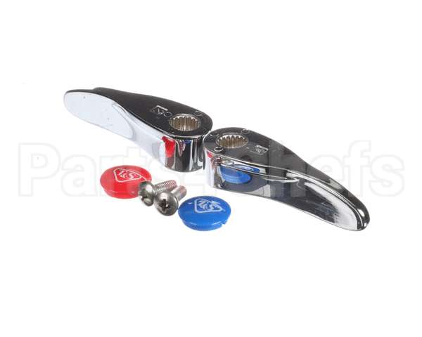 B-9K-NS T&S Brass Lever Handle Repair Kit, (2) Handles, In
