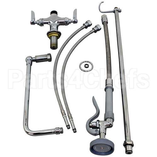 B0111 Compatible TS Brass Pre Rinse Unit Deck