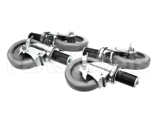 B241 Ayr King Caster Set - (4) Locking 5 Dia