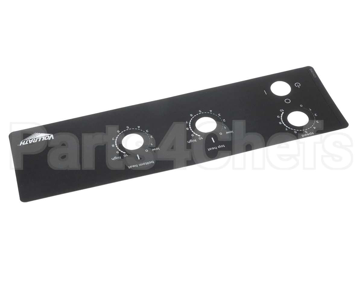 B401401 Vollrath Label, Control Ct4
