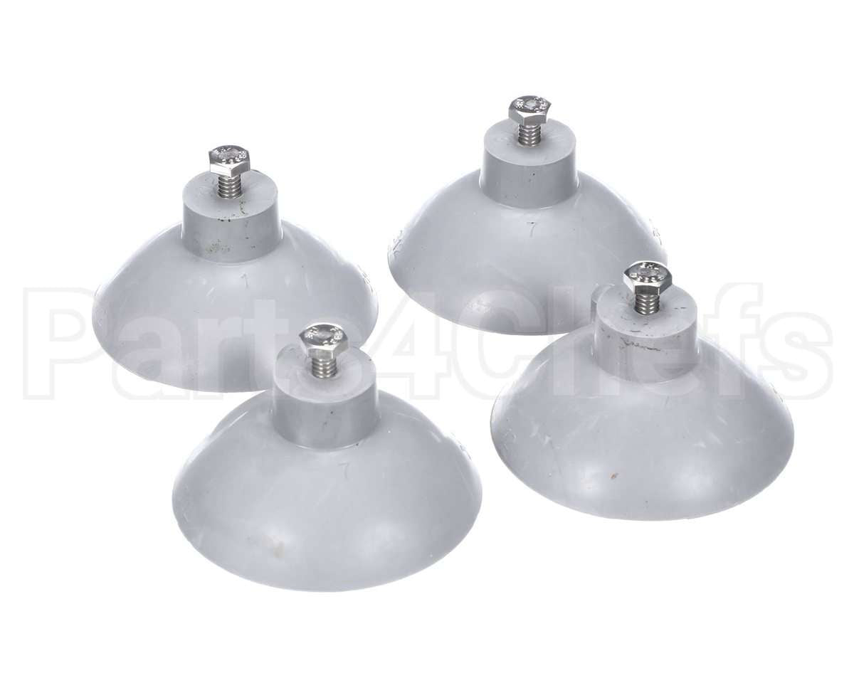 BCC42-2-10K Biro Suction Cup Mounting Kit (Set Of 4 Cups)