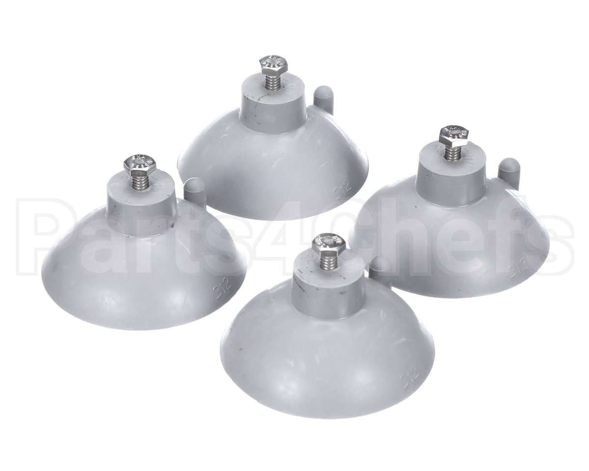 BCC42-2-10K Biro Suction Cup Mounting Kit (Set Of 4 Cups)