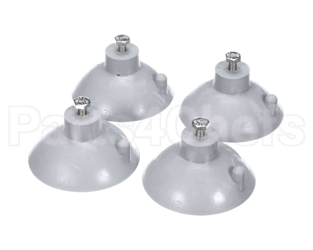 BCC42-2-10K Biro Suction Cup Mounting Kit (Set Of 4 Cups)