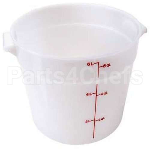 CAMRFS6148 Compatible Cambro Container10"Rd, 6 Qt, W Ht