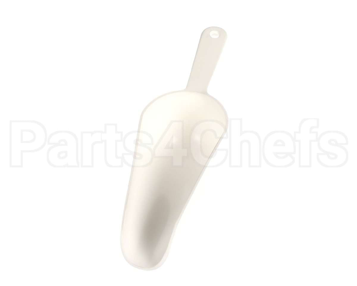 CR-846W Bar Maid 6Oz Scoop (White)-Round Bowl-H