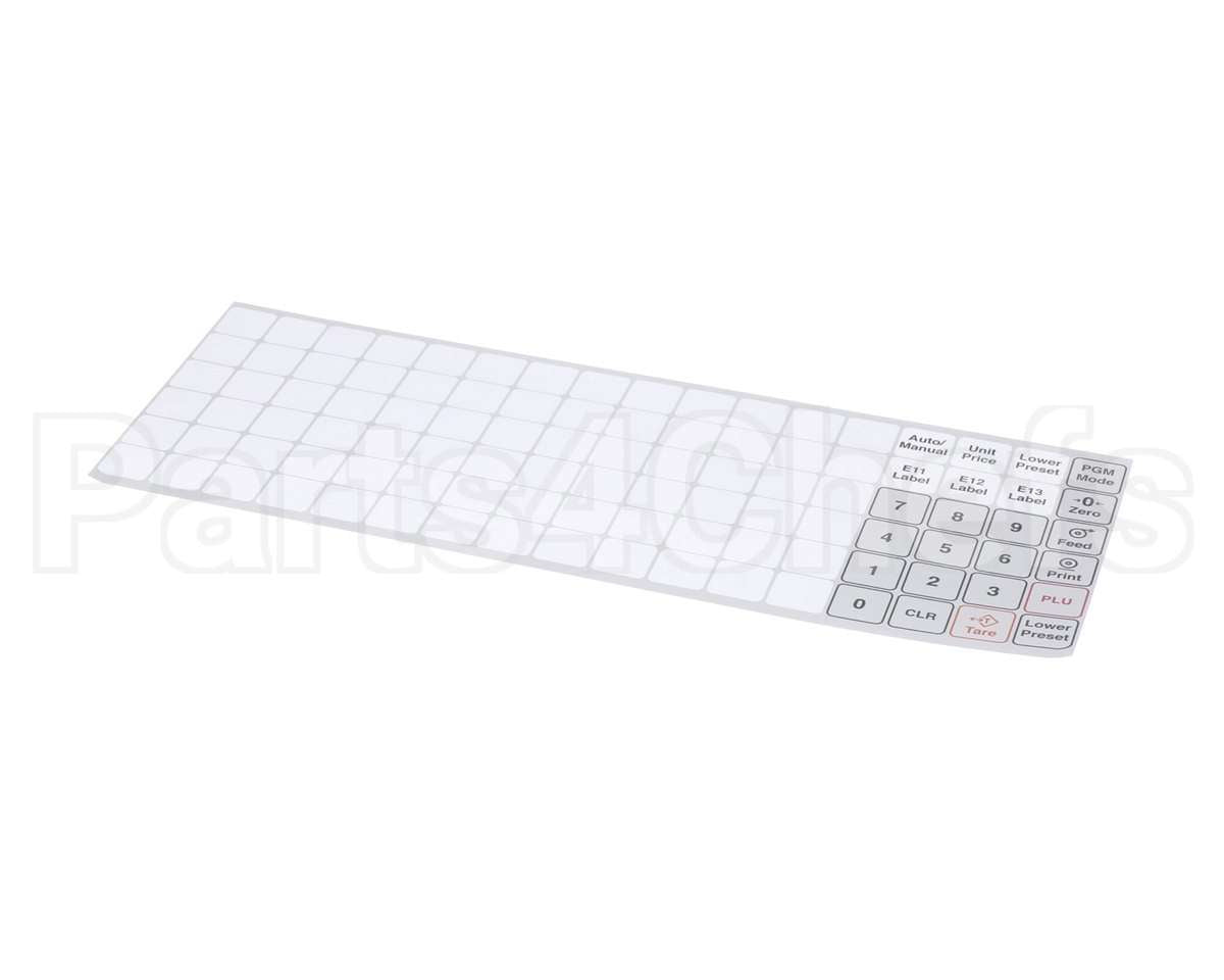 E00826 Globe Overlay, W/ Blank Keys