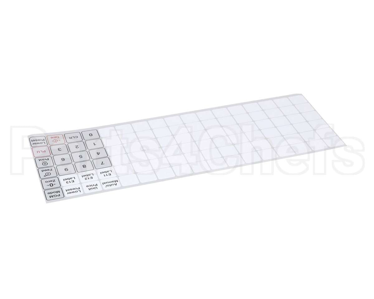 E00826 Globe Overlay, W/ Blank Keys