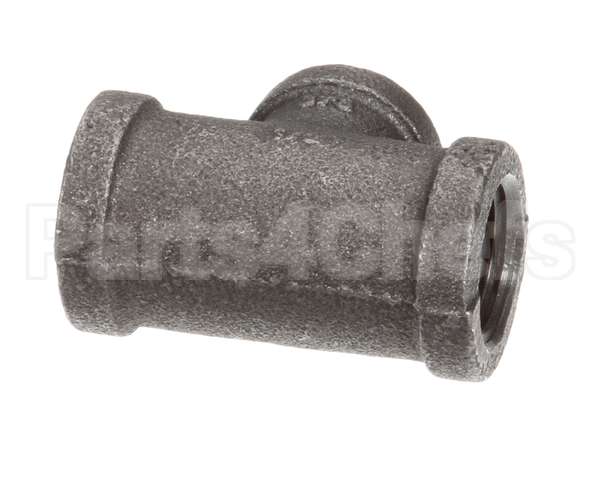 FT0538 Bki Tee, 1/2 X 1/2 X 3/8, Black