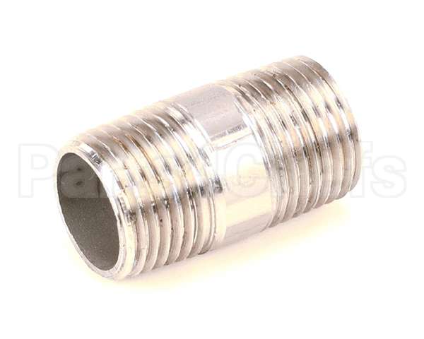 FT0619 Bki Nipple, 1/2 X 1-1/2 Lg, Ss 304