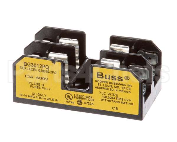 FU-3772 Alto Shaam Fuseholder,Dual,30A And 480V