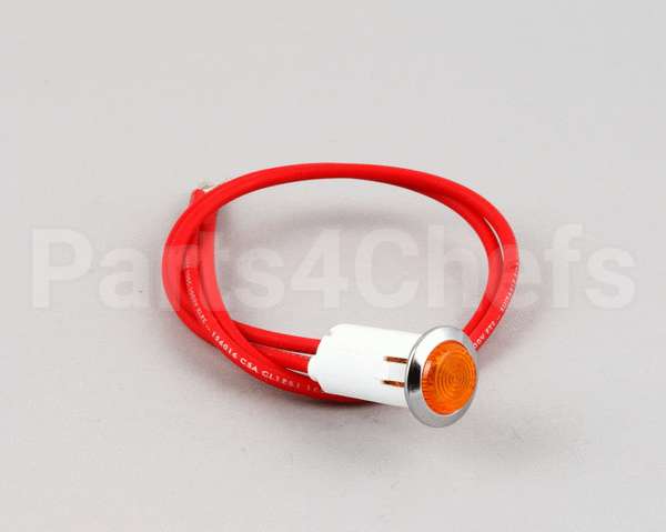 G01296-2 Garland Pilot Amber 250V Neon Round