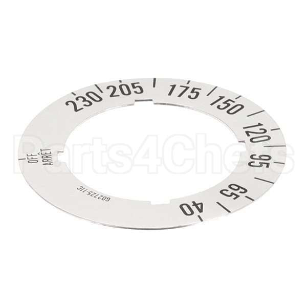 G02725-11 Compatible Garland Dial Insert (Off/40C/230 C)