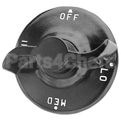 G10351 Compatible Garland Knob 2-1/4 D, Off-Lo-Med-Hi
