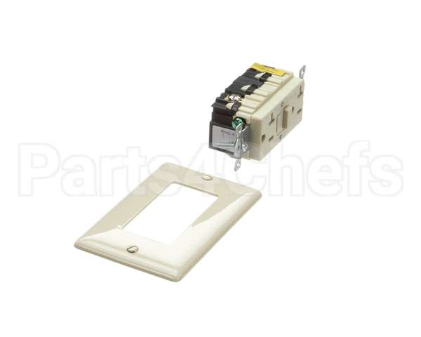GFRST20I Hubbell Lighting Ivory 20 Amp Rectavcle Gfi