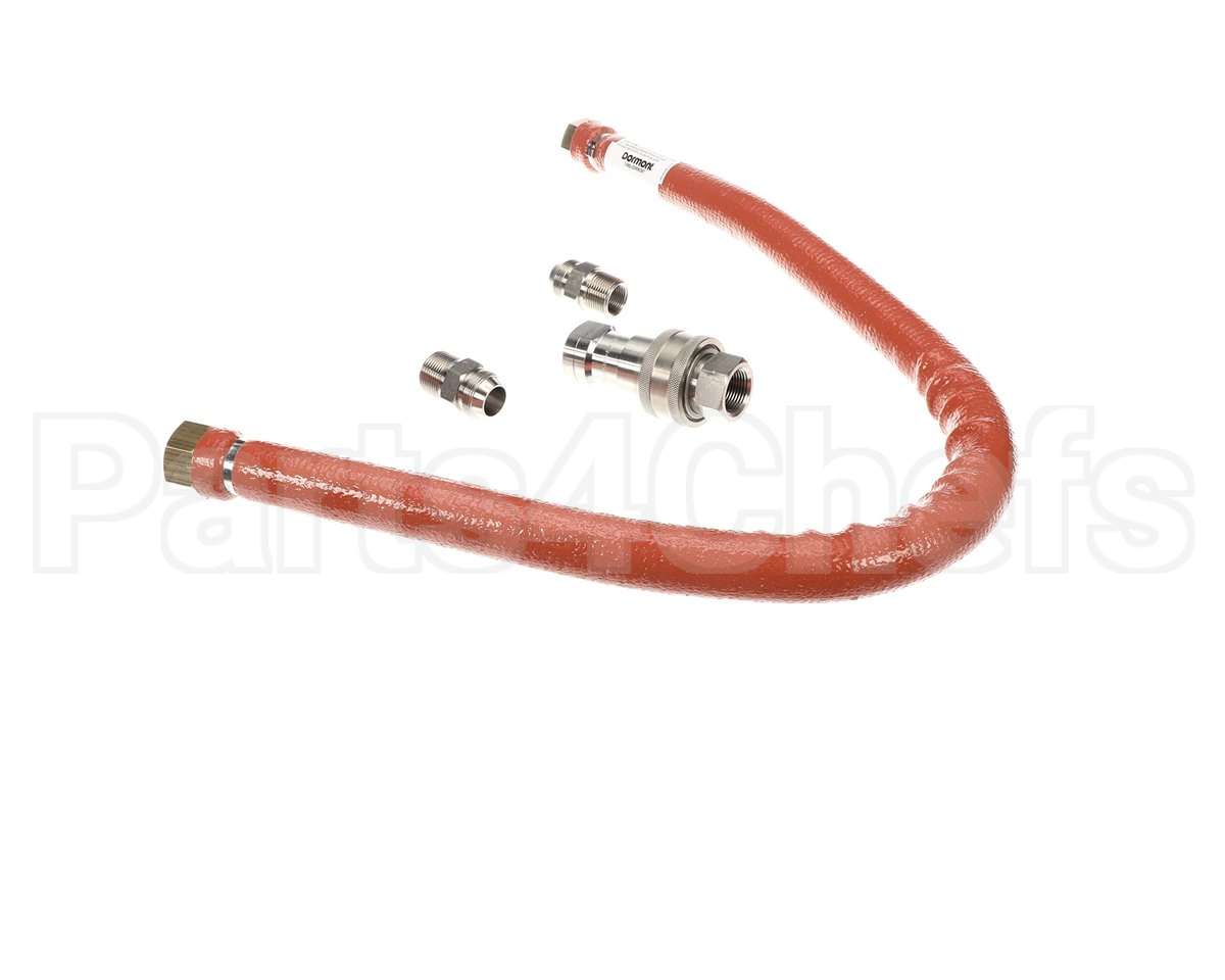 H100BIP2Q48 Dormont Steam Connector, 1 Dia., 48 L, 2-Way Qd