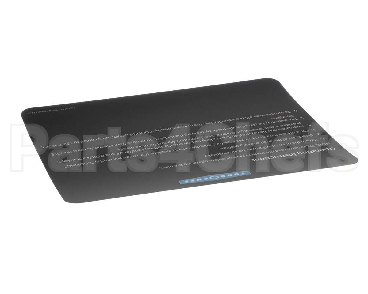 HCT-4111 Turbochef Label, Operating Instruction, Hhc2020