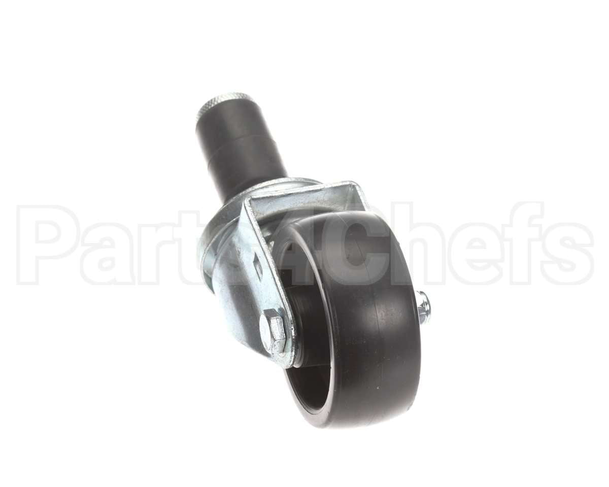 HD CST0214 Randell Caster, 4 O/A, Swvl, Black Stem, No Brak