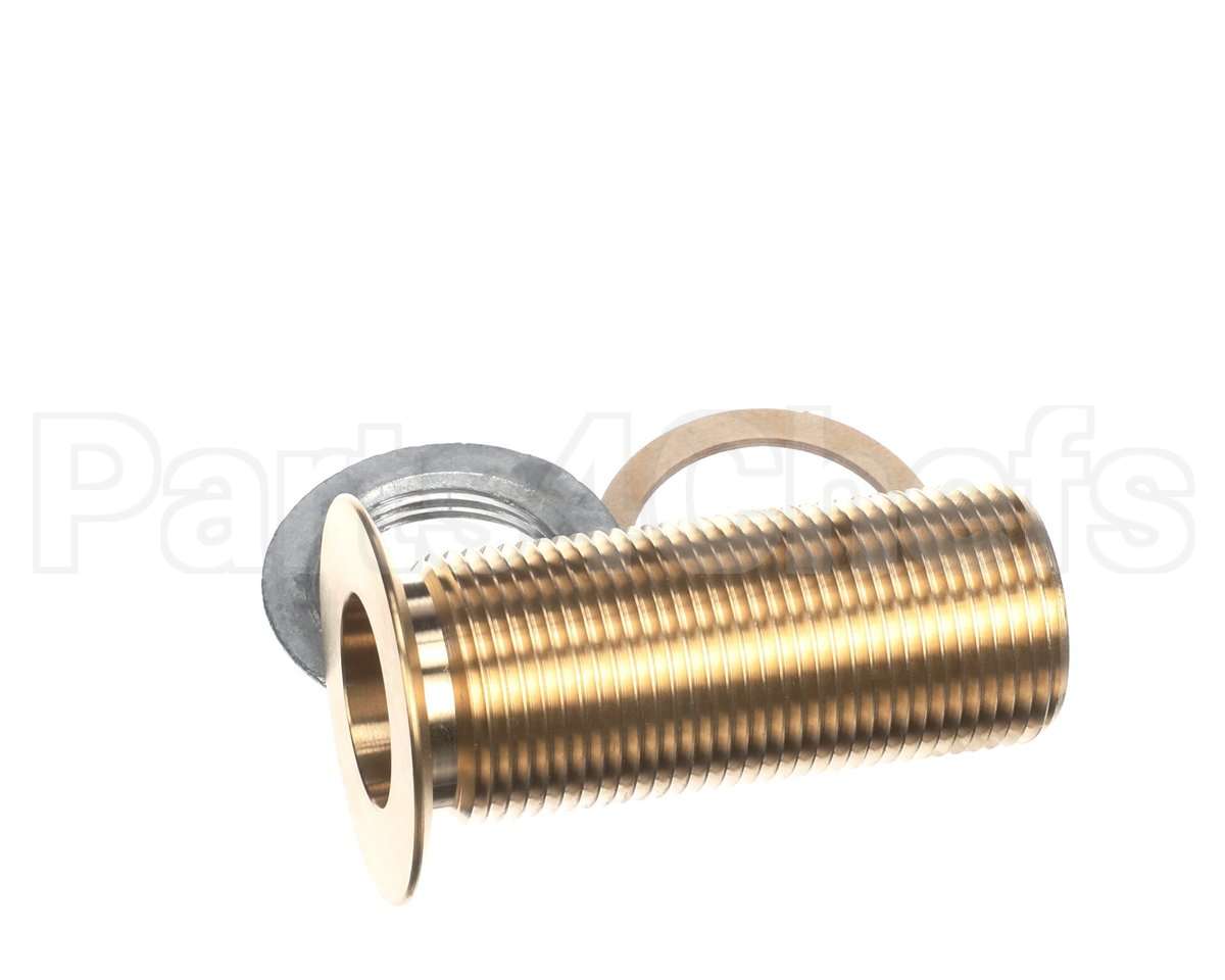 HD DRN100 Randell Drain, Brass W/Fl Lcknut 3 1/4E16-4020-1