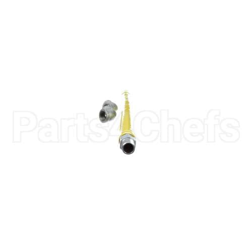 HG-2D-24 T&S Brass Gas Hose, Free Spin Fittings, 3/4 Npt, 2