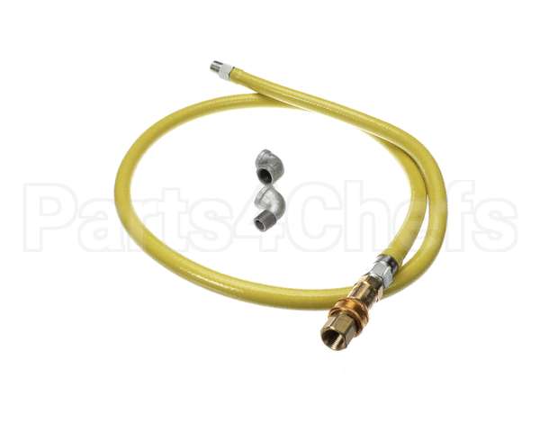 HG-4C-72 T&S Brass Gas Hose W/Quick Disconnect, 1/2 Npt, 72