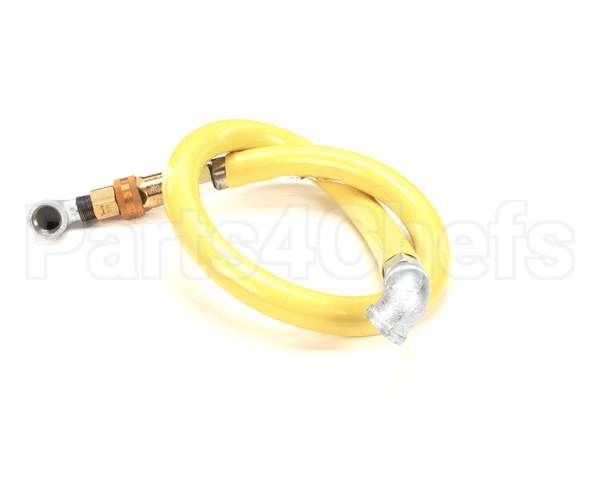 HG-4D-48 T&S Brass Gas Hose W/Quick Disconnect, 3/4 Npt, 48