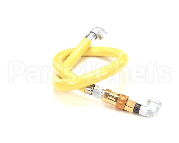 HG-4D-48 T&S Brass Gas Hose W/Quick Disconnect, 3/4 Npt, 48