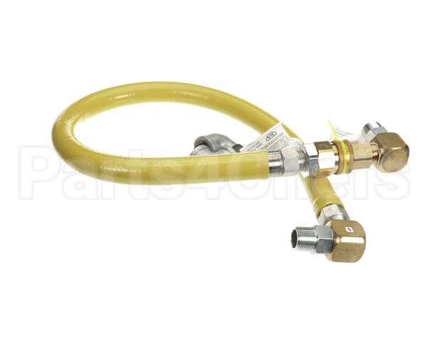 HG-4E-48SHP T&S Brass Gas Hose 1Npt X 48 Long Swivels & Quic