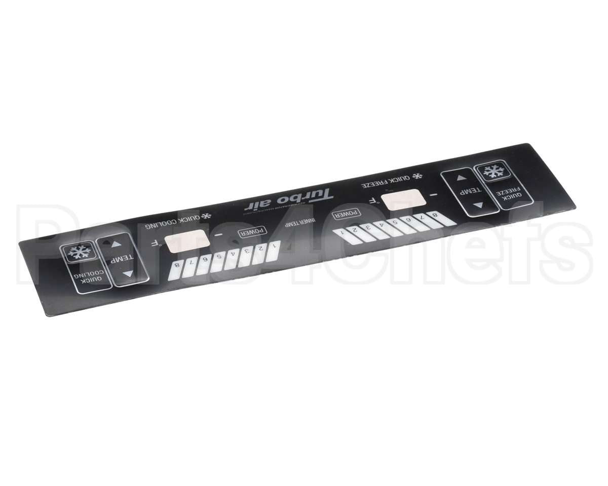 K3D7800400 Turbo Air Display Pcb Sticker (Old Version)