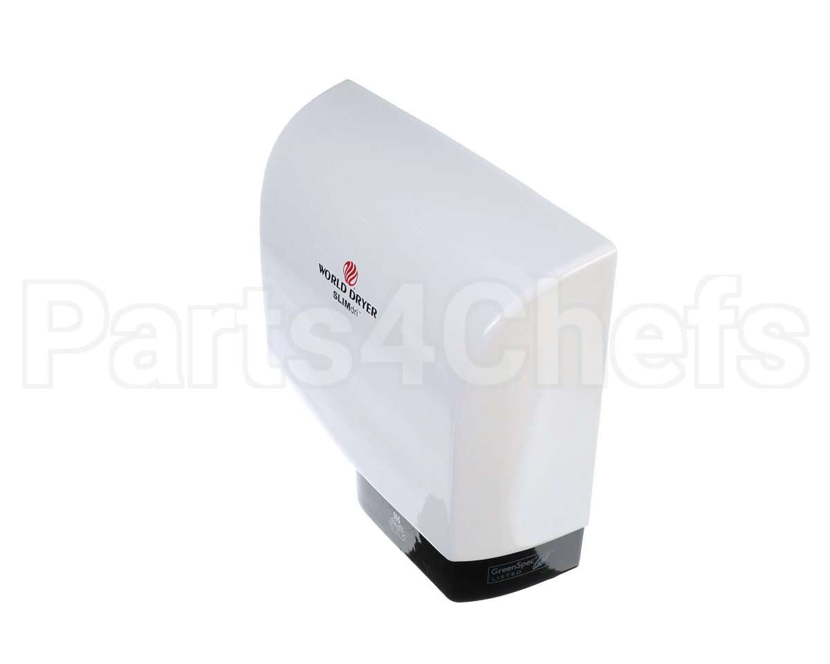 L-974A World Dryer Slimdri,120/208/240V,Alum,Whit