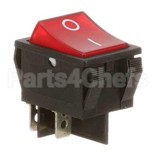 L155S Compatible Grindmaster Switch, Rocker(On/Off, Lgh, Red)