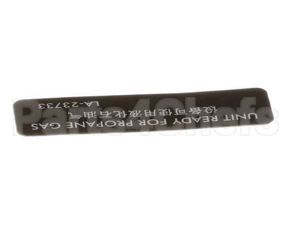 LA-23733 Alto Shaam Labels,Ready Propane Gas,Esg