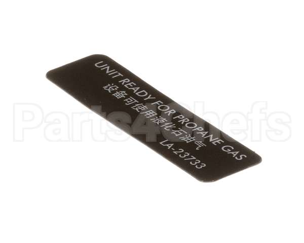 LA-23733 Alto Shaam Labels,Ready Propane Gas,Esg