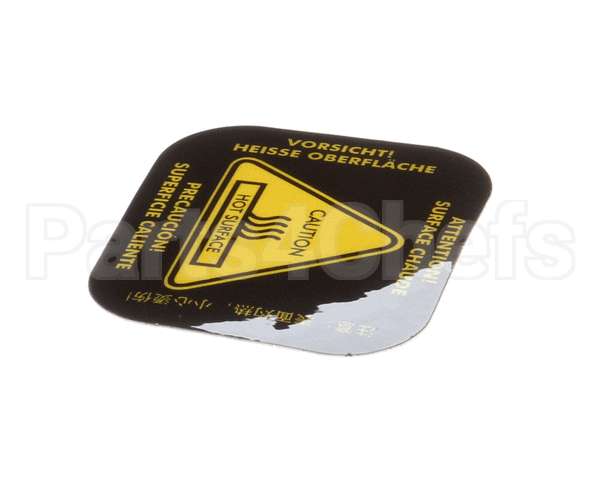 LA-3087 Alto Shaam Label,Caution,Hot,Warning