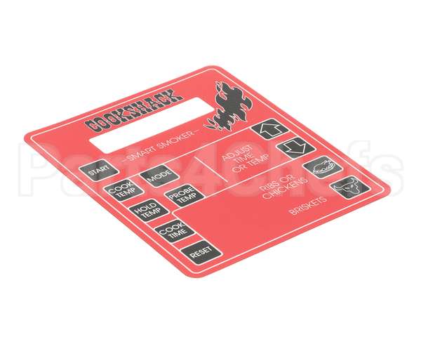 LA152 Cookshack Key Pad Label