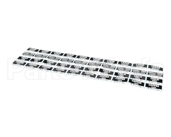 LBL999 Vollrath 10 Ea Mcdonalds Labels