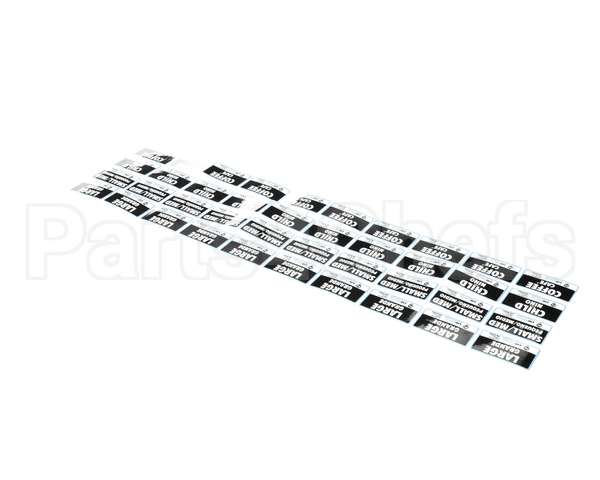LBL999 Vollrath 10 Ea Mcdonalds Labels