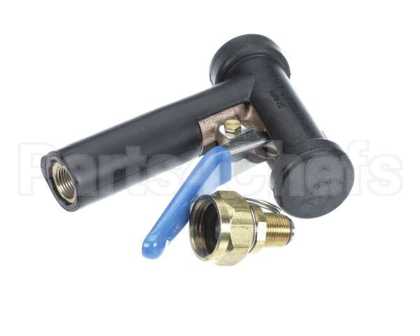 MN70075GBLACK Strahman Valves Mini Nozzle, Black, W/Grdn Swvl