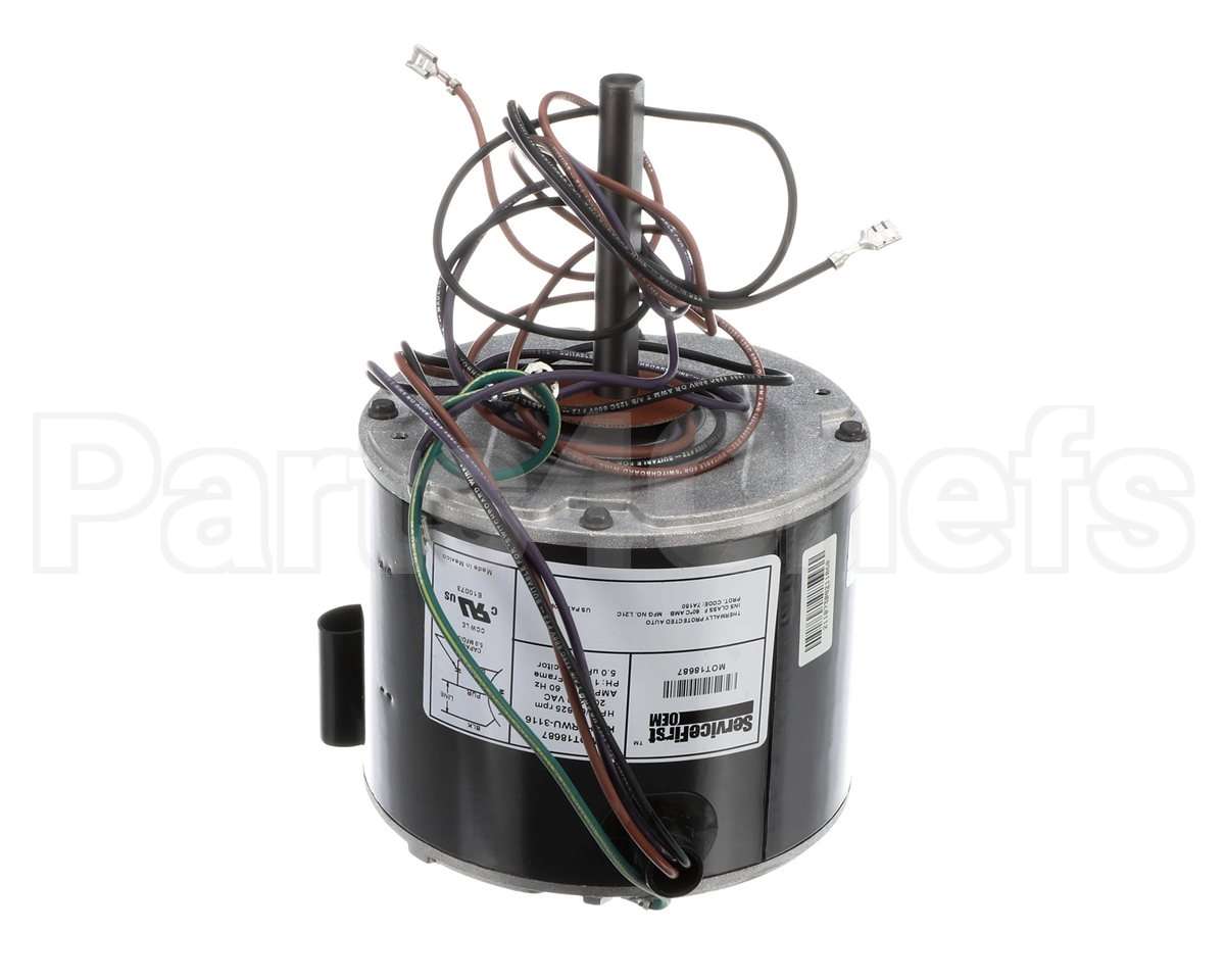 MOT18687 Trane Motor, 1/6 Hp, 200-230V, 48 Frame, 825 R
