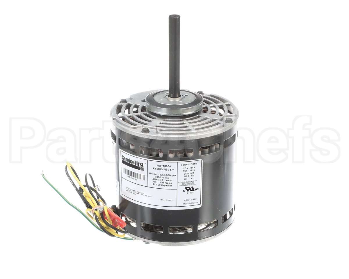 MOT18954 Trane 200-230V 3/4Hp 1075Rpm 3Spd