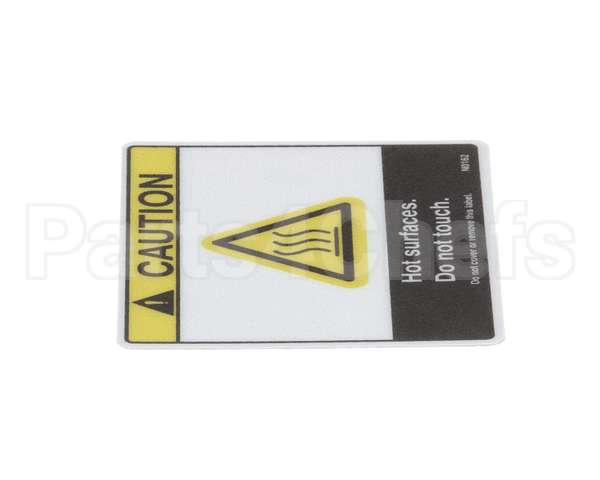 N0162 Bki Decal, Caution Hot Surfaces