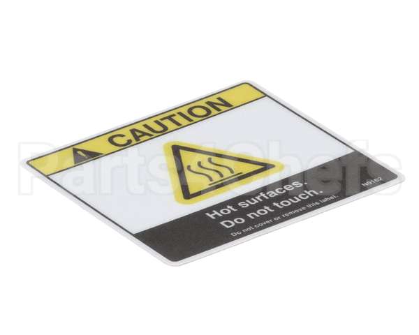 N0162 Bki Decal, Caution Hot Surfaces