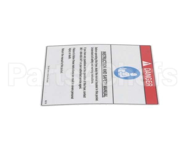 N0176 Bki Decal, Instr Safety Manual
