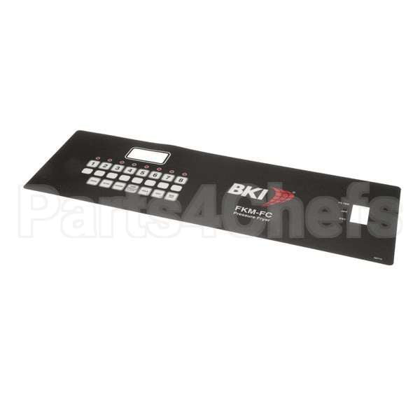 N0710 Compatible BKI Decal, Control Panel, Fkm-Fc, Boil Out