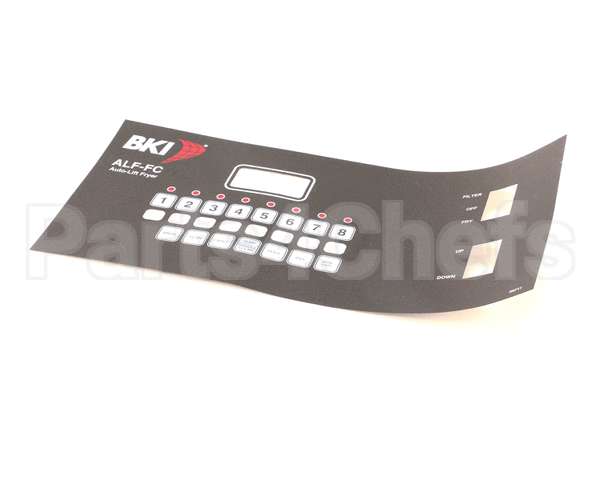 N0711 Bki Decal, Control Panel, Alf-Fc, Boil Out