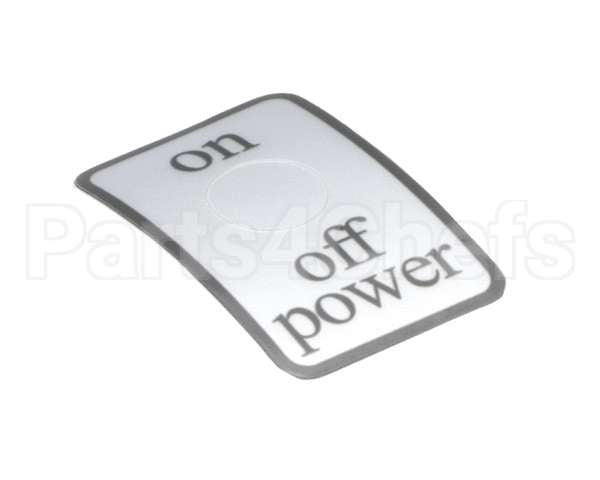 N947AL Grindmaster Cecilware Label Power On/Off - Gb/Java