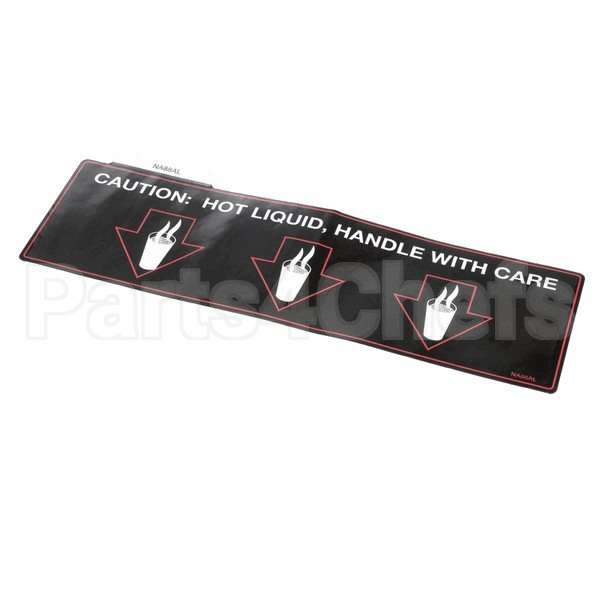 NA88AL Compatible Grindmaster Label Hot Liquid - Gb3 S/Java