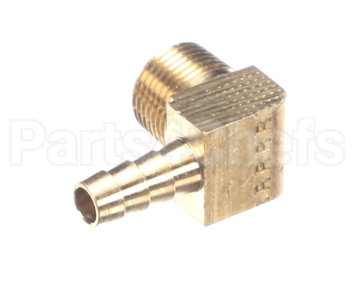 NT1555 Groen Brass Elbow Fitting- Hose Barb X 90 Degr