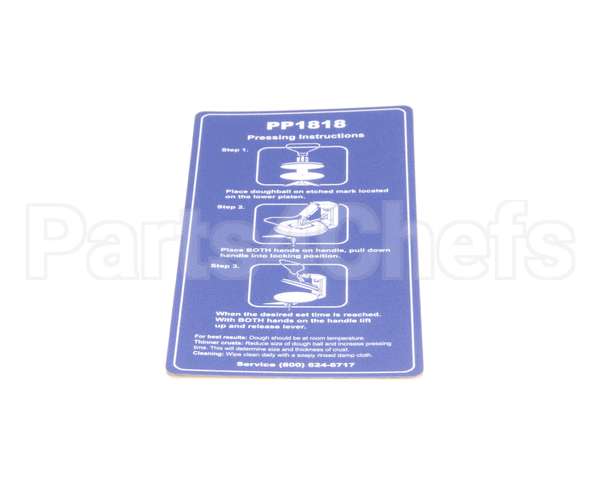 OPROPP181810 Doughpro Proluxe Overlay,Pressing Instructions,
